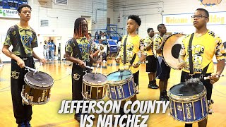 Natchez Vs Jefferson County (Drum Line Battle) 