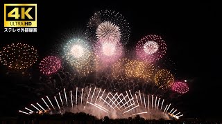 [全開！] 赤川花火大会2024 オープニング 伊那火工堀内煙火店 Akagawa Fireworks Opening 4KUHD 60P