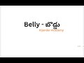 telugu to english words spoken english