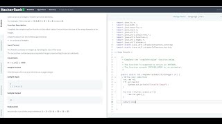 Simple Array Sum # Hackerrank