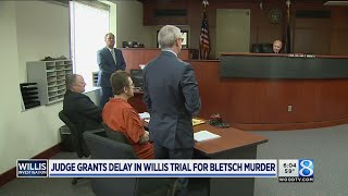 Willis trial delayed, judge keeps prosecutor on