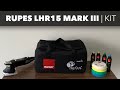 Everything Inside The Rupes LHR15 Mark III Kit