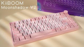 KiiBOOM Moonshadow V2 Pink #asmr #mechanicalkeyboard #unboxing #showcase #details #technology