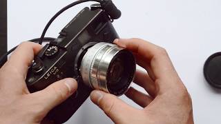 Yashica Electro 35 Leica Converted Lens Assembly