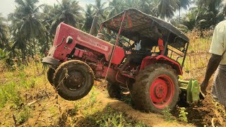 Mahindra 575 di tractor goes to Rotavator in corn land @Mohantractorslife