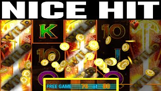 NICE WINS - Tizona Slot 80 Free Games Big Win - Casino Bookies Slots Online