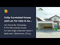 Fully-Furnished House and Lot For Sale in San Fernando, Pampanga