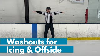 Hockey Reffing: Perfect Your Washout Signal for Offside of Icing