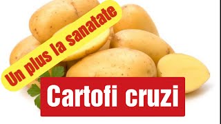 Cartofi cruzi contra multe boli si dieta. Mananca cartof crud - suc pentru calmare a boli nervoase