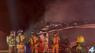 Family of 6 displaced by fire on Northside