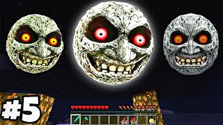 i Found Scary LUNAR MOON 😱 in Minecraft | ( Part-5 ) |