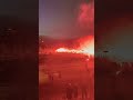 pyro show az alkmaar fans outside before game lazio az azalkmaar azfc pyro vuurwerk lazio uecl