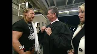 Triple H, Vince, And Stephanie Backstage - 2005