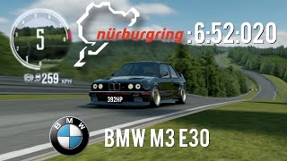 ASSOLUTO RACING | NÜRBURGRING NORDSHLEIFE | BMW M3 E30 (6:52:020)