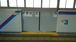 【更新工事前に撮影】都営三田線高島平駅ホームドア開閉シーンを撮影