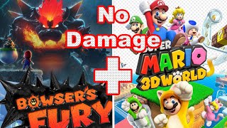 Bowser's Fury + Super Mario 3D World Full Game (No Damage) 100% Walkthrough