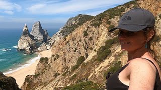 Girl Gone Wild in Portugal - Hike \u0026 Sea Swim - Praia Da Ursa