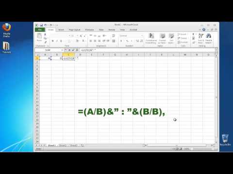 How to Calculate the Ratio in Excel How to Calculate the Ratio in Excel