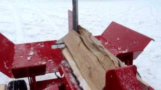 Holzspalter Log Splitter Homemade Eigenbau