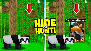 making an "invisible" Jungle Base in Minecraft! (Hide or Hunt)