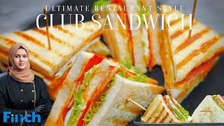 Club Sandwich Recipe | Restaurant Style Chicken Club Sandwich
