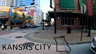 Kansas City, Missouri I Entertainment in Power & Light District I KC City Walk I Part 1 I 4K