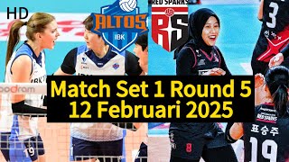 SET 1 Red Sparks VS IBK Altos Round 5 (HD)