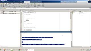 Merge Sort algorithm solved using recursive MATLAB Function