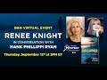 BNEvents: Renée Knight discusses DISCLAIMER with Hank Phillippi Ryan