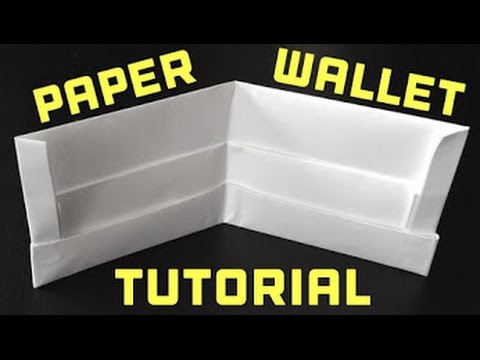 How To Make A Paper Wallet How To Make A Paper Wallet