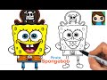 How to Draw Spongebob ☠️ Search for SquarePants