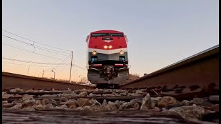 Amtrak 174 Carolinian Stopped Right Above GoPro In The Tracks In Selma, NC