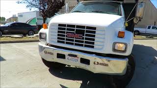 2000 GMC C6500 20' Flatbed Truck (Gasoline)