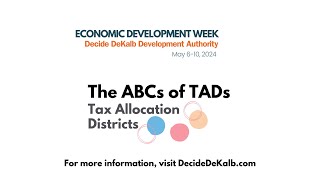 The ABCs of TADs