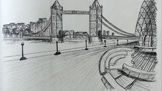 Sketch 19 - Tower Bridge, London, UK