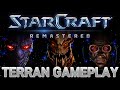 StarCraft Remastered - Terran vs 7 Random Computer - Map: Big Game Hunters gameplay