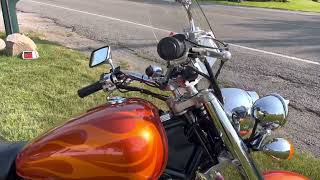 2002 Honda shadow Sabre 1100 straight pipes