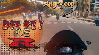 YAMAHA R15 V3 IN ACTION | STREET RACING R15 V3 VS GSX-R 150 | SAIFUL ISLAM KALA | XTREME BIKER MIZAN