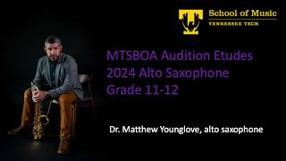 MTSBOA 2024 Alto Saxophone 11-12