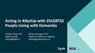 Acting in Allyship with 2SLGBTQI People Living with Dementia