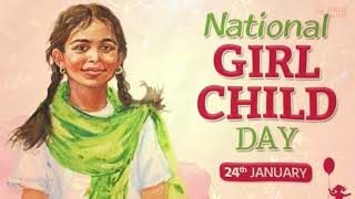 National Girl Child Day WhatsApp Status | राष्ट्रीय बालिका दिवस 2023 | Girl Child Day Wishes