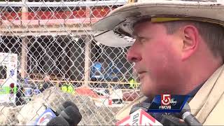 Construction workers hurt when scaffolding falls