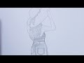 How to Draw a Girl with Hat - step by step || Pencil sketch#preetharshart