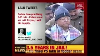 Lalu Prasad Tweets Against BJP After Fodder Scam Verdict
