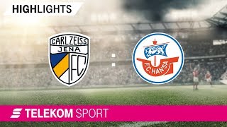 FC Carl Zeiss Jena - Hansa Rostock  | Spieltag 14, 18/19 | Telekom Sport