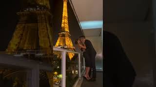 Balcony of Pullman Paris Tour Eiffel, France Video @anaaamiljkovic & @nikradtv#romanceinparis