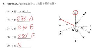 10 4A羅盤方位角及真方位角