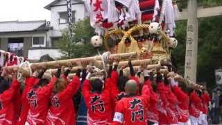 2013年　大門太鼓台・宇夫階神社にて