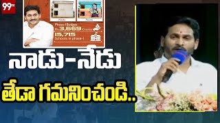 కార్పొరేట్ స్థాయిలో ప్రభుత్వ స్కూల్స్.. నాడు - నేడు తేడా గమనించండి.. | Nadu - Nedu | CM Jagan | 99TV