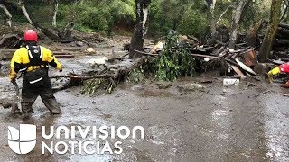 Video: Deslaves ocasionan muertes y estragos tras fuertes lluvias en California